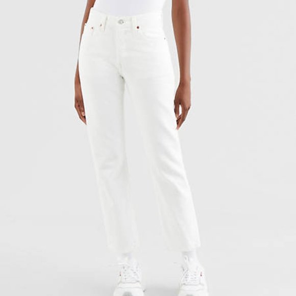 Levi's Premium 501 ORIGINAL CROPPED JEANS IN COME CLEAN - Picture 7 of 7